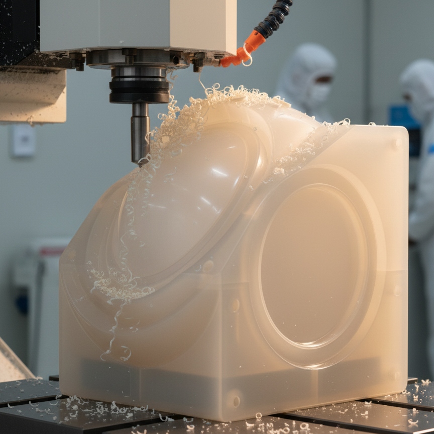 CNC mold production for Rhythmana MINI plastic housing