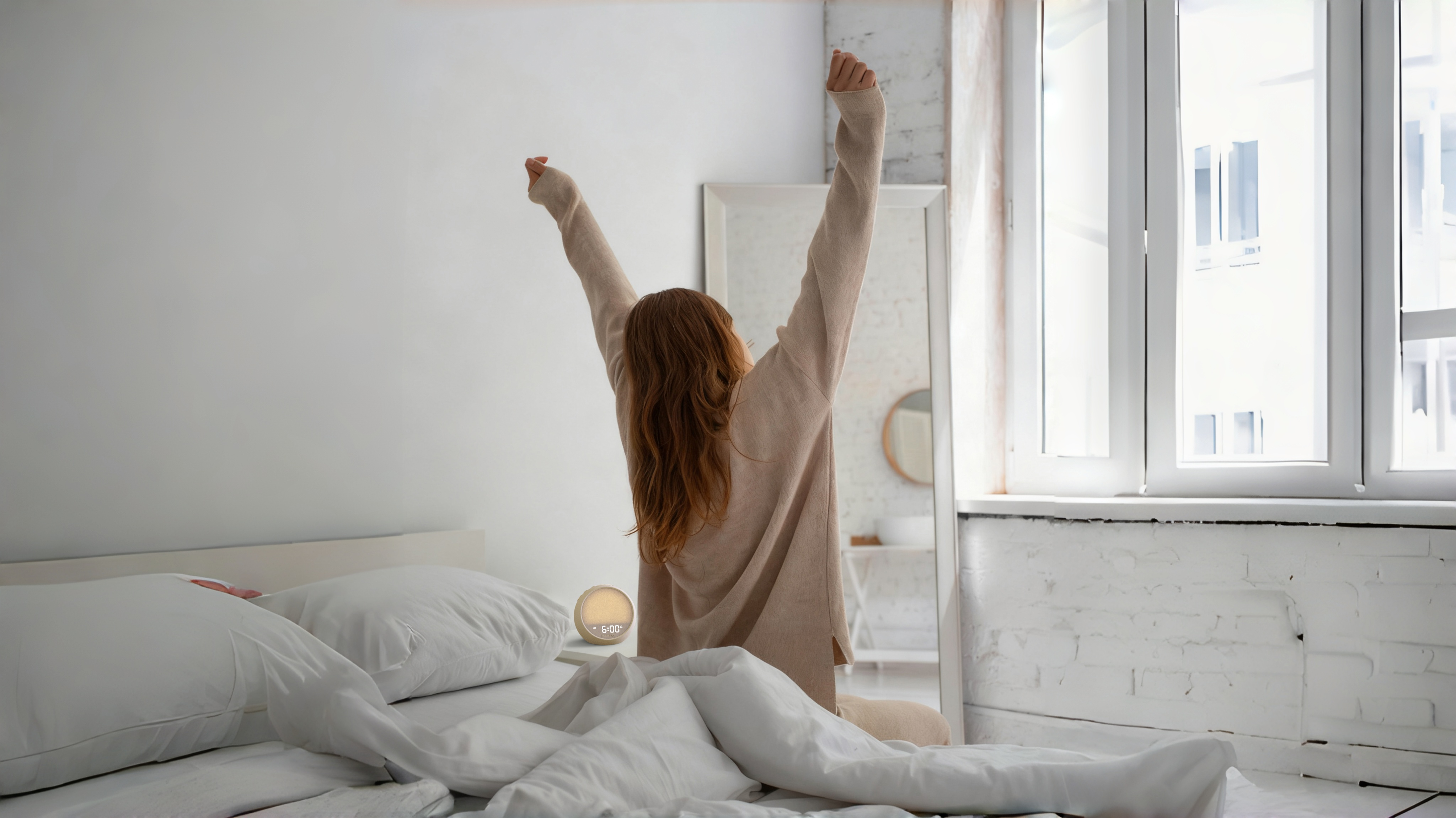 a quiet morning scene showing how natural light supports gentle wake-ups